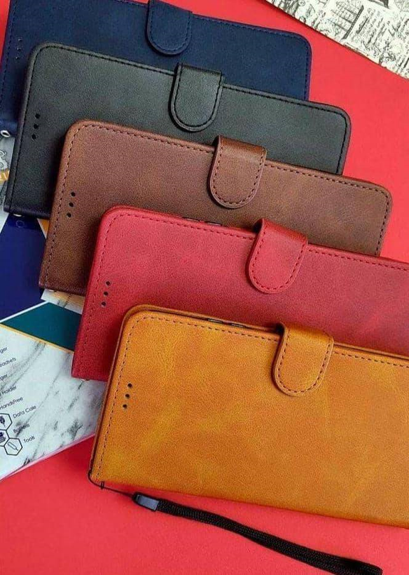 کیف چرمی کلاسوری درب مگنتی گوشی سامسونگ به همراه بند آویز